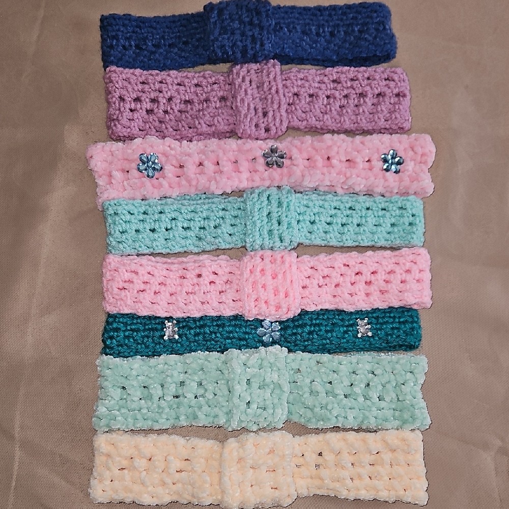 Colorful Knitted Kids Headbands